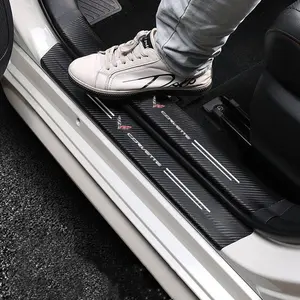 Carbon Fiber Car Sticker Auto Door Trunk Protective Strip Anti Scratch Decal for Corvette C1 C2 C3 C4 C5 C5 C6 C7 C6-R C8