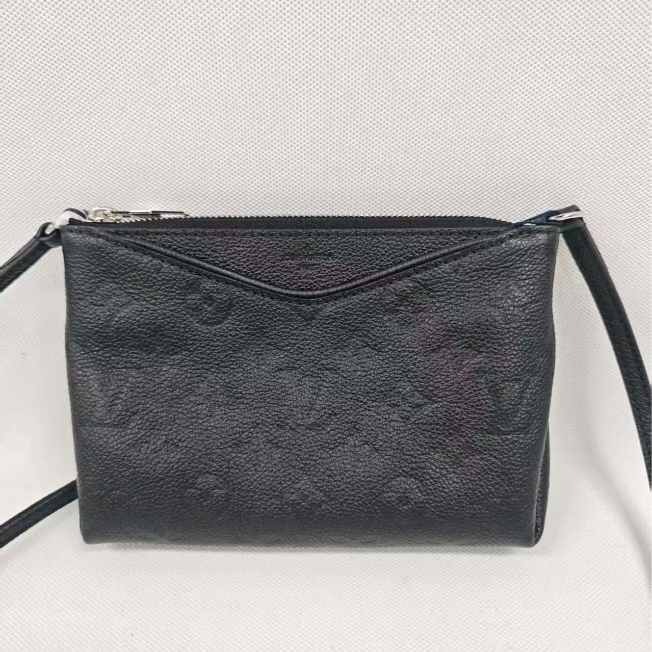 Pre-owned Louis Vuitton leather Crossbody Bags pallas mini black dress [ Vault ]
