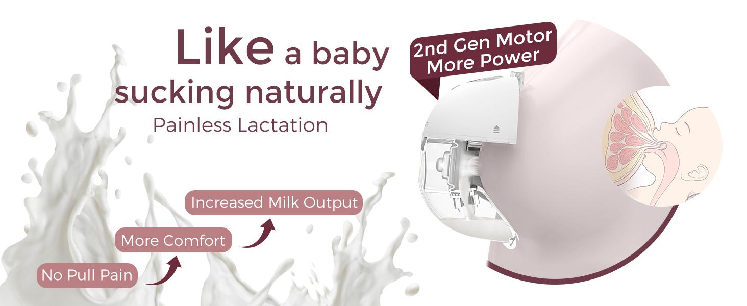 Momcozy Breast Pump Hands Free M5 & Momcozy Wipes for breastfeeding Moms 30 Counts