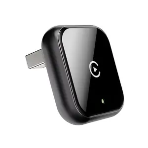 2026 Car Mounted Wireless CarPlay & Android Auto Adapter for Wired to Wireless Conversion 3X Faster Data Transfer Universal Compatibility iOS & Android Car Play Dongle Car Chargers