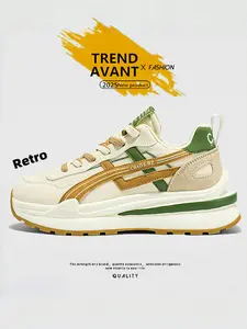 Men's Streetwear Dad Shoes | Breathable Mesh Running Shoes | Versatile Platform Sneakers, Casual running shoes