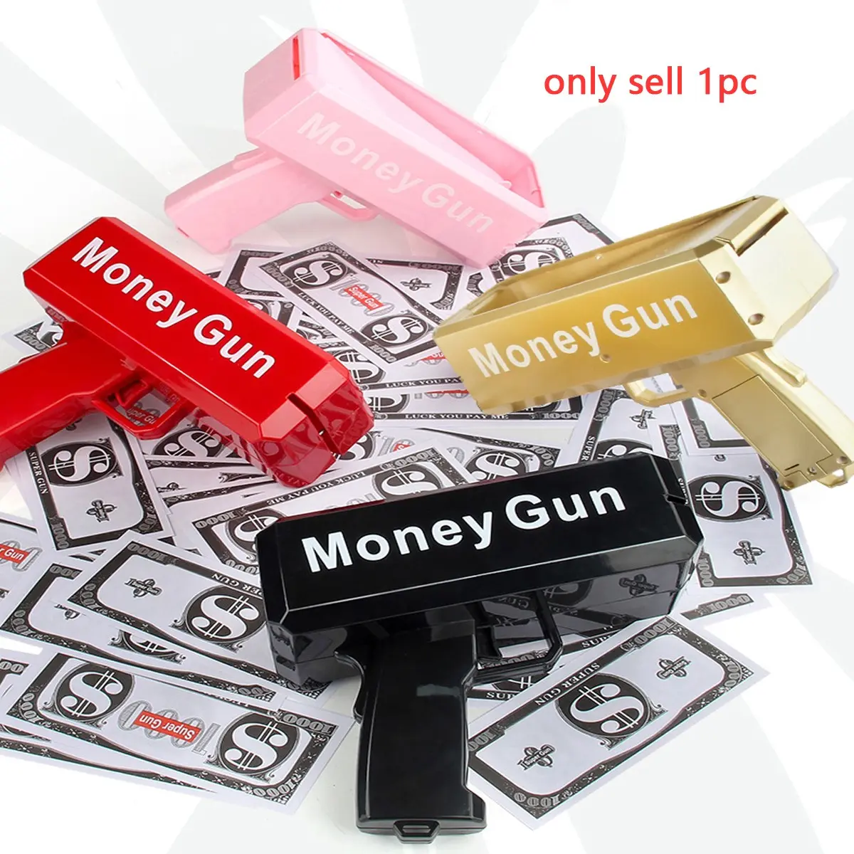 Money Gun Party Toy, Durable Fun Money Blaster for Parties, Interactive Cash Shooter Game, Prank Gag Gift, Perfect for Kids' Birthdays & Celebrations
