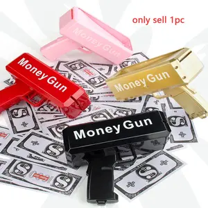 Money Gun Party Toy, Durable Fun Money Blaster for Parties, Interactive Cash Shooter Game, Prank Gift, Perfect for Kids' Birthdays & Celebrations