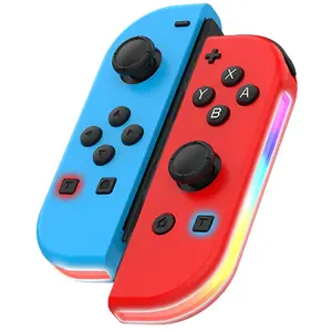 Joypad Switch Joycons Controller RGB Gamepad, Wireless Controller for Switch Lite & OLED Host, Dual Vibration Gamepad with Screenshot Function, Enhance Game Experience, Gaming Accessories