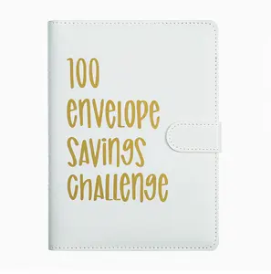 100 Days Saving Challenge, A5 Money Saving Budget Binder with Cash Envelopes, Savings Challenge Planner Book, Easy and Fun Way to Save $5,050,Money-Saving Notebook, Multifunctional Wallet, Save Yourself a Sum Of Money