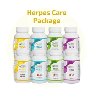Hekma Center Herpes Simplex Virus (HSV) Formula - Unique Formula Of 17 Herbs, Minerals, And Vitamins - 50 Days Pack