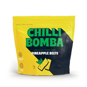 Chilli Bomba Pineapple Belts Munchies - 8oz