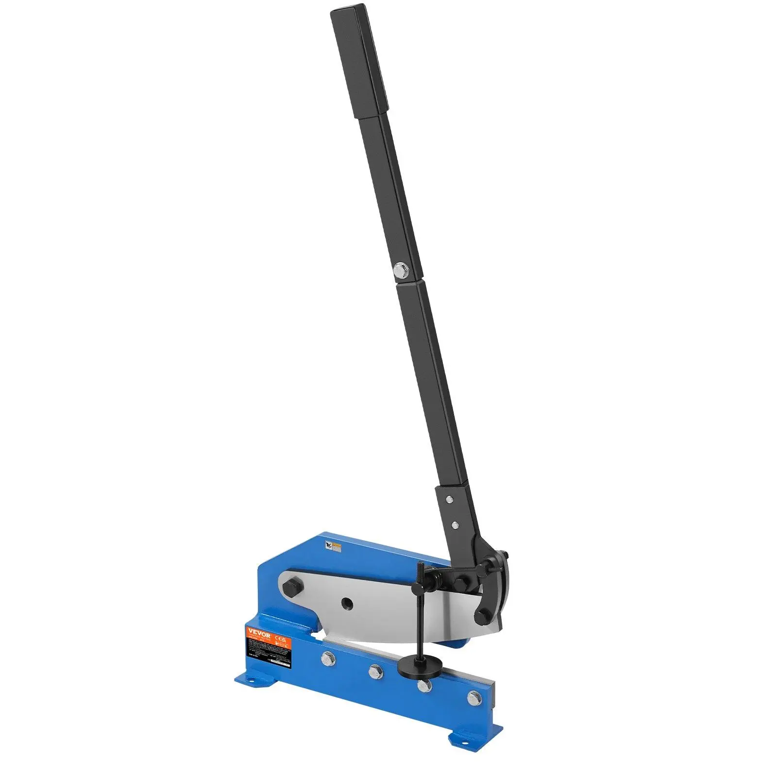 12" Manual Hand Plate Shear for Metal Sheet Processing, HS-12 Benchtop Cutter with Q235 Material, for Crafts Thick Steel Crafting, Heavy Duty Roll Press Machine for Builders, DIY Enthusiasts