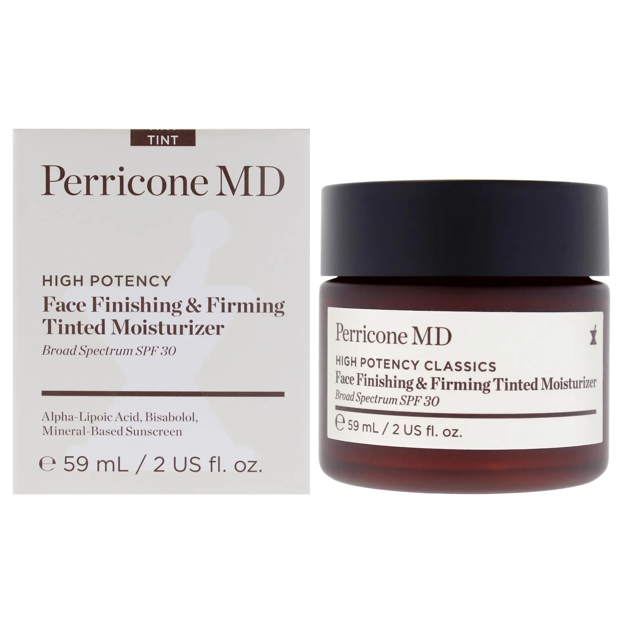 High Potency Classics Face Finishing and Firming Tinted Moisturizer SPF 30 by Perricone MD for Unisex - 2 oz Moisturizer