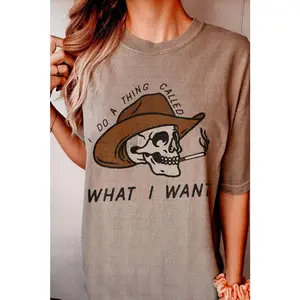 Comfort Colors I Do A Thing Called What I Want, Western Graphic Tee, Western Trendy Tee, Women's Western Graphic Tee, Concert Graphic Tee, Country Shirt