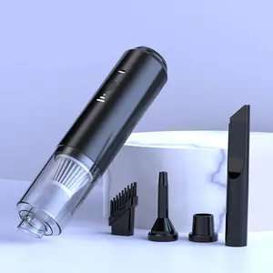 Handheld Car Vacuum Portable Cordless, 4-in-1 Mini Vacuum with 45000Pa Strong Suction, Desk Vacuum Cleaner and Air Duster with ultra quiet, Car, Home, Keyboards