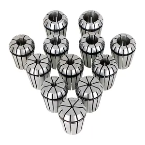12-Piece ER25 Spring Collet Precision Tools Kit, CNC Milling Lathe Tool, Compatible with Engraving Machines