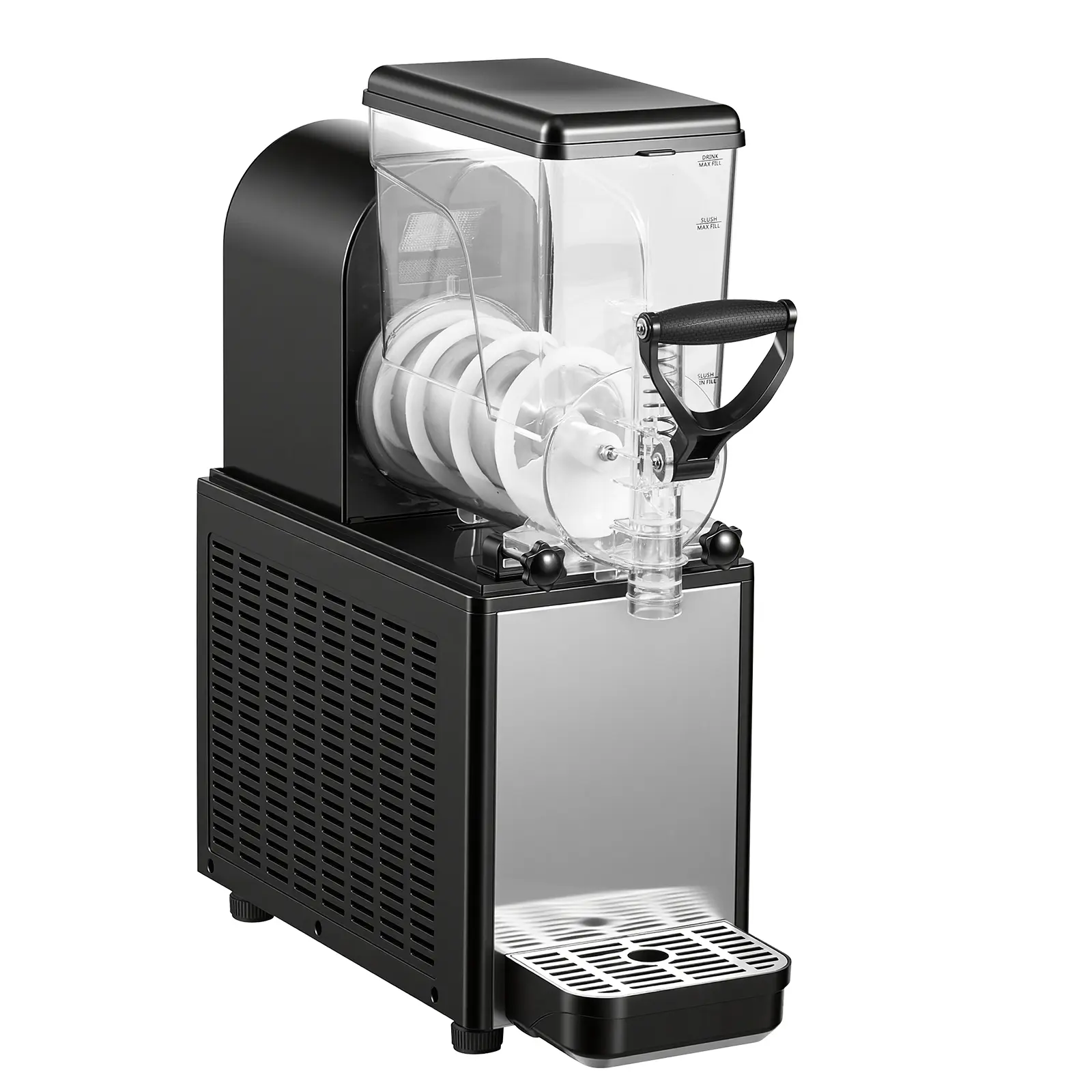 Slushie Machine, 6L/1.6Gal Commercial Slushy Maker, Frozen Drink Maker with Self-Cleaning, Margarita Machine for Restaurants Bars Party for Slushie, Margaritas, Milkshake & More