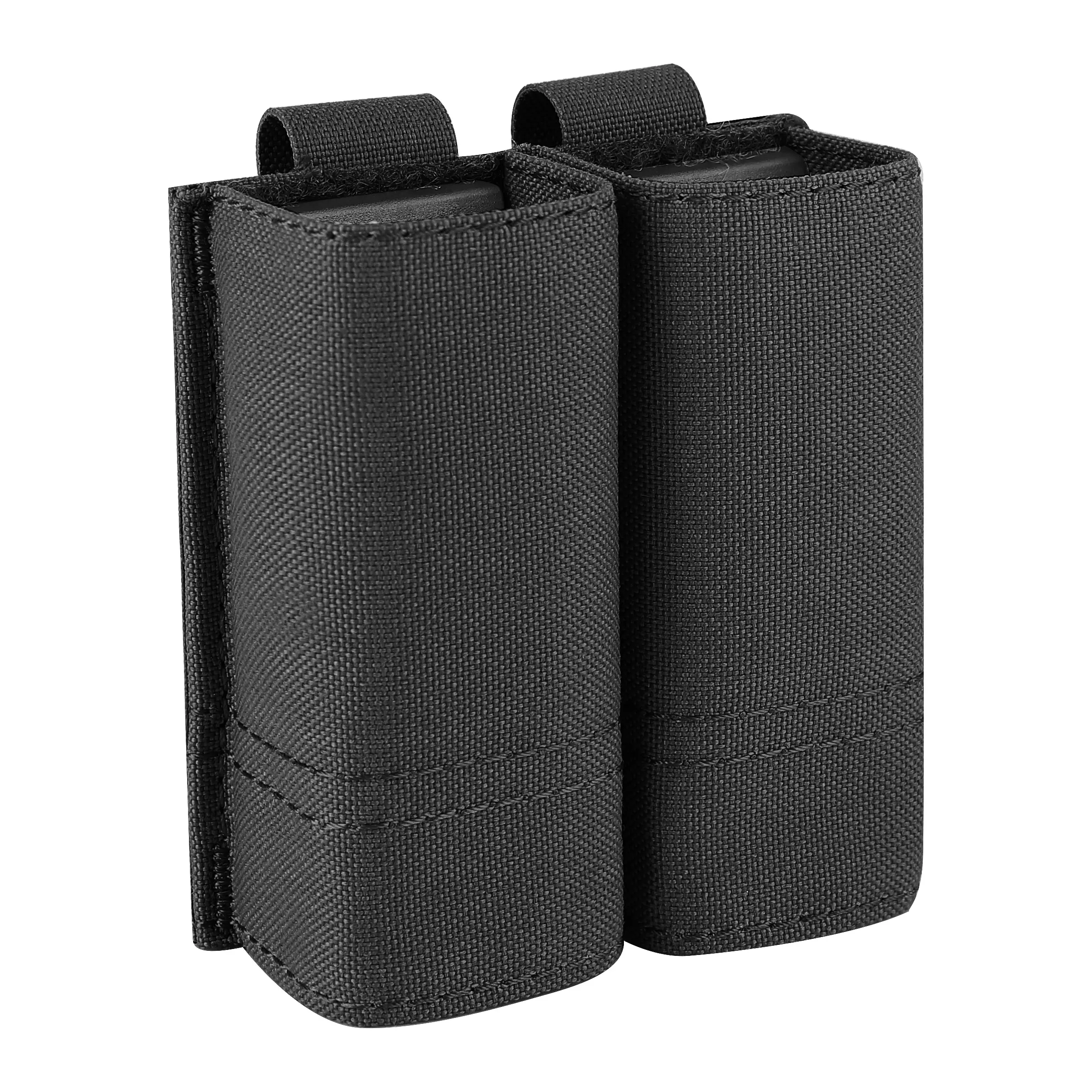 KRYDEX Tactical Double Mag Pouch - Tactical Accessories, Tough Nylon for Rugged Use, 9mm/.40/.45 Double Stack Fit, MOLLE Ready, Kydex Insert for Quick Access, Duty Belt Fit, Dual Mag Capacity, Magazine Pouch Keeps Gear Organized