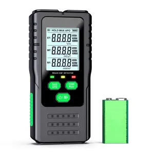 EMF Detector - 3-in-1 Electromagnetic Radiation Tester for AC Magnetic, AC Electric & Microwave Fields, Portable EMF Meter for Home, Office & Smart Meters, Suitable for General Household Use