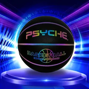 PSYCHE Laser Series #7 Basketball - 29.5" Professional Outdoor Training Ball for Adults & Teens, Ideal Gift for Birthdays, Anniversaries, Halloween & Christmas, Creative Basketball, Special Occasions, Best for Christmas