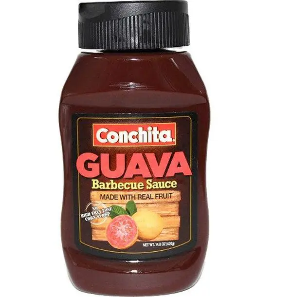 Badia Spices Conchita Real Guava Barbecue Sauce, 14.8 oz No High Fructose Corn Syrup Tropical Fruit-Flavored Sauce - Marinade, Basting & Topping for Everyday Cooking