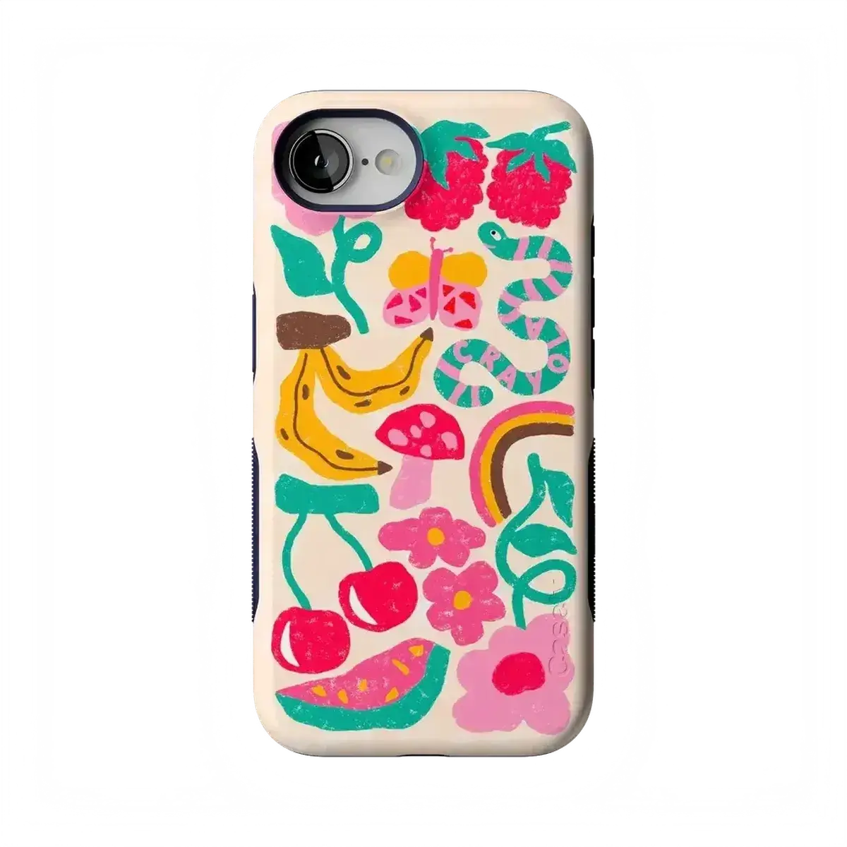 Casely iPhone 16e Case | Doodle Bug | Crayola Crayon | Bold Protective Design | Compatible with MagSafe