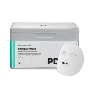Daily Mask 30 Sheets, Vegan PDRN for Skin Restoration & Radiance, Hydrating & Moisturizing, Anti-Aging, Plumping Effect, Korean Face Mask (350g) Moisturizer Moisture