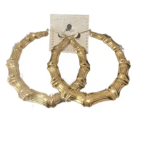 Oversized Gold Hoops for Women - Statement Earrings