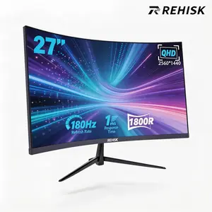 New 27" QHD 1440p 180Hz Gaming Monitor | 1ms, Adaptive Sync, HDMI DP, Tilt, Perfect for Esports & PC Gaming