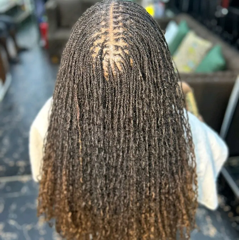 100%  human hair sisterlocs extensions 12inches black 200locs