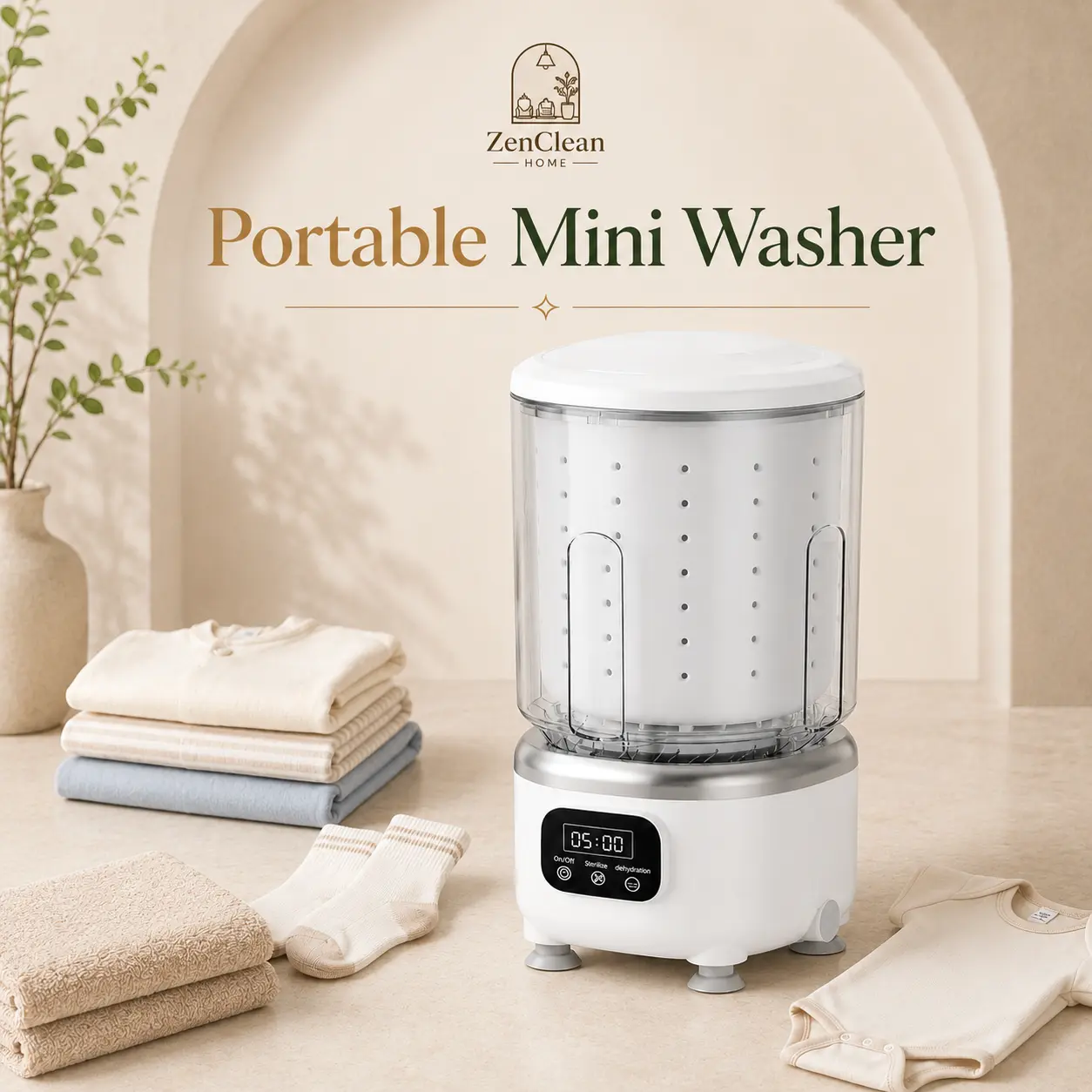 2026 Upgrade Portable Washing Machine 2L — Foldable Portable Laundry Machine for Baby Clothes, Underwear, Socks; Ideal for Travel, Dorms, Camping Household Appliances Washing Machines,lavadora,secadora