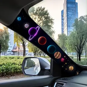 Jdm Car Interior Decor Universal Style a Pillar Modification Refurbishment Kit, Upgrade 8 Star Patterns Self-Adhesive Elastic Patch Set, Car Interior Decorative, Car Interior Accessory, Car Decorations