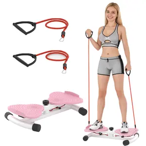 Waist Twist Machine Ab Training 300 lbs Capacity Ab Board for Women - Core Workout Equipment Portable for Aerobic Exercise - Home Gym Cardio