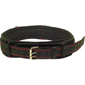 3 inch Padded Tool Belt Work Tool Belt for Heavy Duty Work (Red)