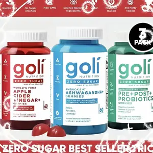 I thought these were a scam.. until Goli's 3-in-1 Gummiesactually worked. Zero sugar + debloat + calm + gut health?YES PLEASE.