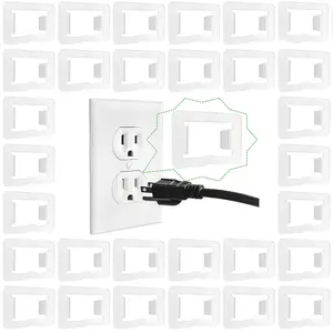 20 Pack Loose Outlet Plug Fix Secure Plug Lock for Loose Wall Sockets Fire Safe Adhesive Insert Bulk 20 Pack Instant Fix Travel