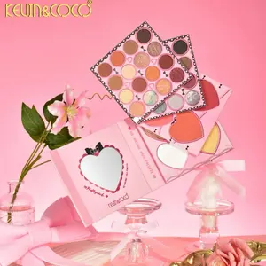 Kevin & Coco POWDER & BOW 40-Color Eyeshadow Book - Perfect for Makeup Enthusiasts