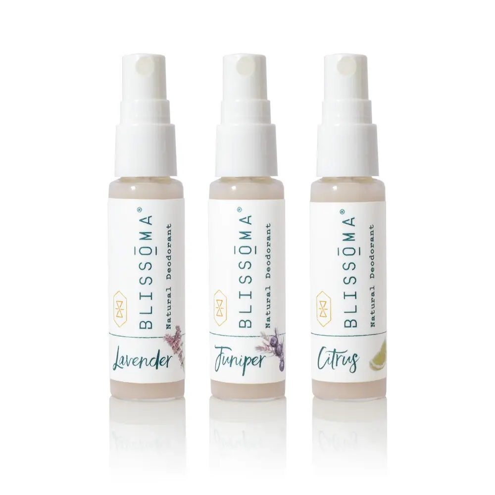 Natural Deodorant Sample Pack - 3 sprays