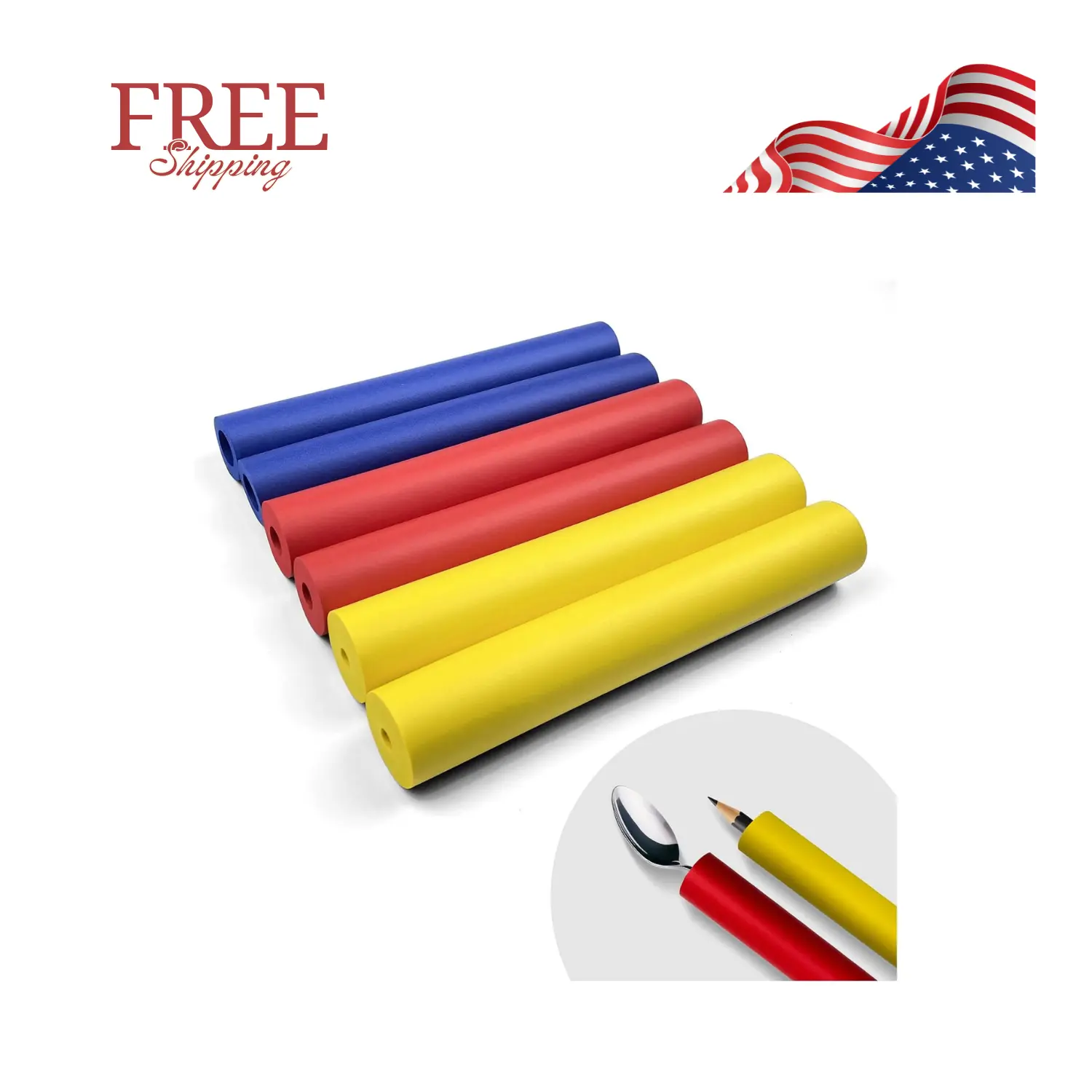 Foam Grip Tubing 6pcs Adaptive Utensils