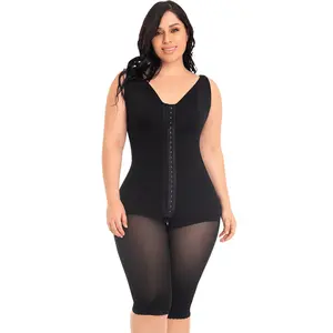 Fajas MYD 0120 – Full Bodysuit with Built-In Bra | High Compression Colombian Shapewear