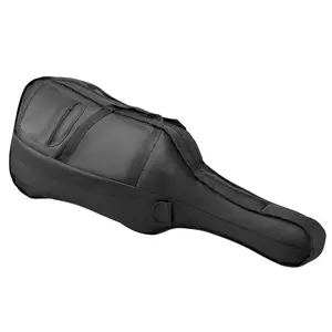 VEVOR 4/4 Full Size Cello Case,  Nylon Waterproof, Lightweight Portable Travel Carrying Bag, with Reinforced Handle, Dual Shoulder Straps, Anti-Scratch, Professional Cello-Shape, for Cello, Black