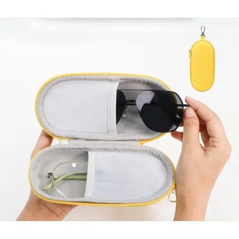 High-End Hard Shell Eyeglass Case, Portable Anti-Scratch Sunglasses Bag, Perfect Gift for Women, Easy Carry Outdoor Sun Glasses Storage