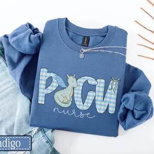 PICU Nurse Dragon Sweatshirt • Pediatric ICU Nurse Gifts • Pediatric Intensive Care Unit RN Animal Sweater • Peds Icu Pullover