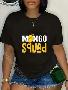 100% Cotton Funny Mango Fruit - Mango Squad T-Shirt