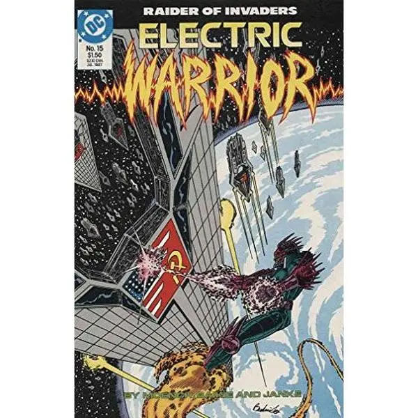 USED-Electric Warrior #15 FN ; DC comic book | Doug Moench