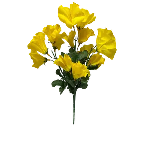 15-Inch Faux Yellow Petunias