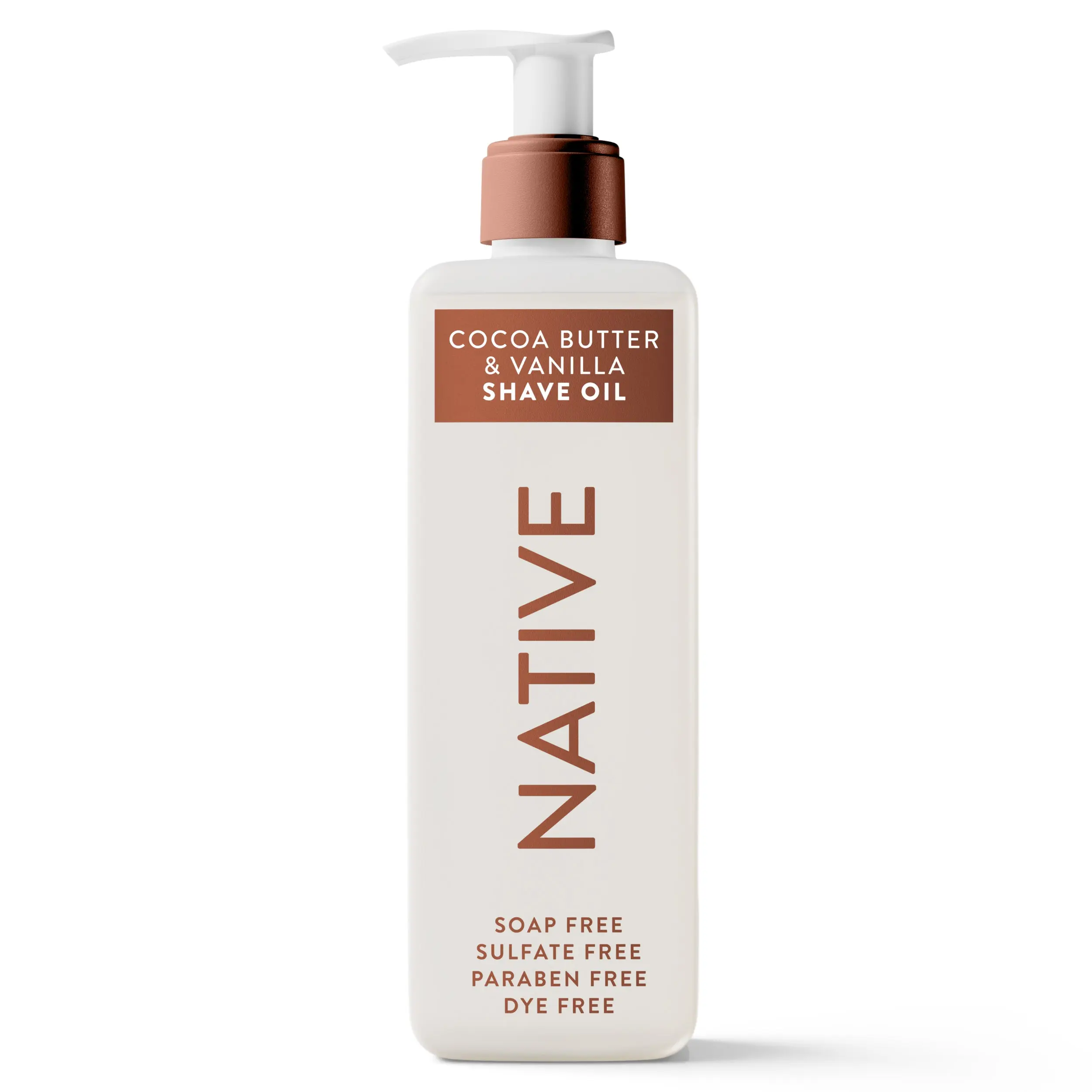 NATIVE Super Silky Shave Oil – Clear, Smooth Glide