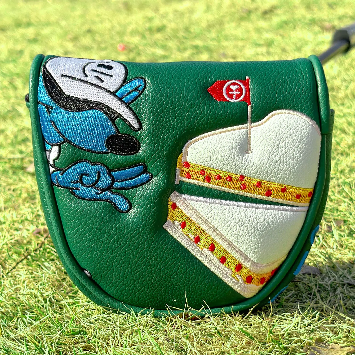 1pc Df3 Compatible Putter Head Cover for Golf Putters, Magnetic Closure and Scratch-Resistant PU, Cushioned Padding for Snug Fit, Golf Accessory, Golf Supply, Golf Gift