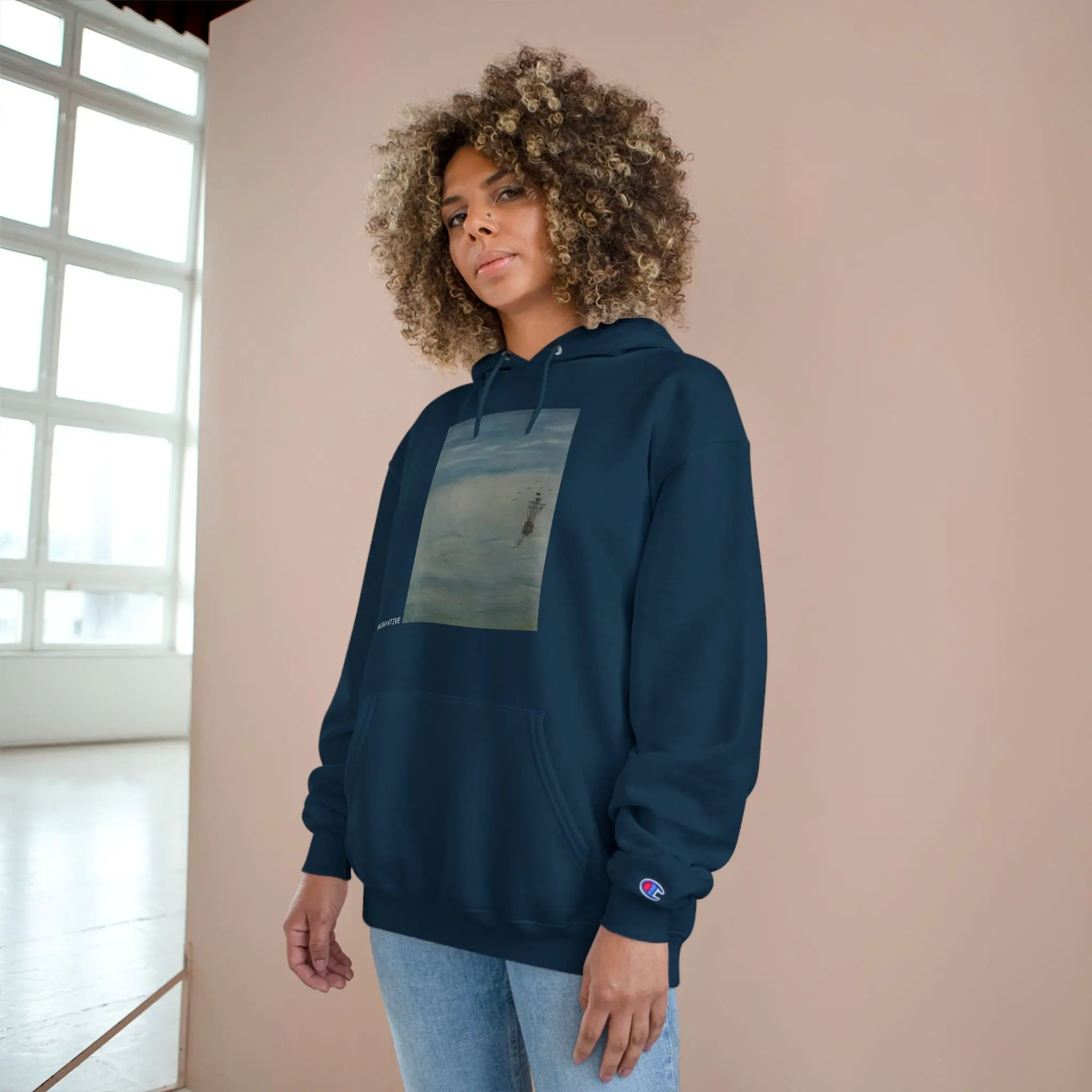 🎨 The Tale Unknown – CODING AESTHETIC X ACRayative X Champion® Artistic Hoodie | Cozy Pullover for Casual Wear, Gifting & Creative Expression