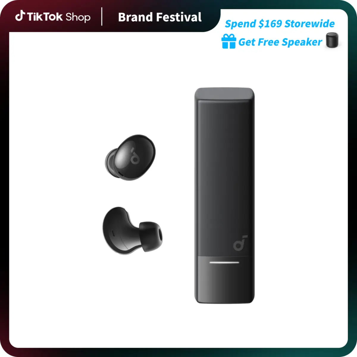 soundcore A30i by Anker, Smart Noise Cancelling Earbuds, Lipstick-Shaped Stylish Design, Tiny, Lightweight Comfort, Clear Sound, IP54, 15H Playtime in