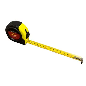 WorldWide Sales Online Tool Essentials 16ft x 3/8" Tape Measure with Shock Resistant Rubber Case