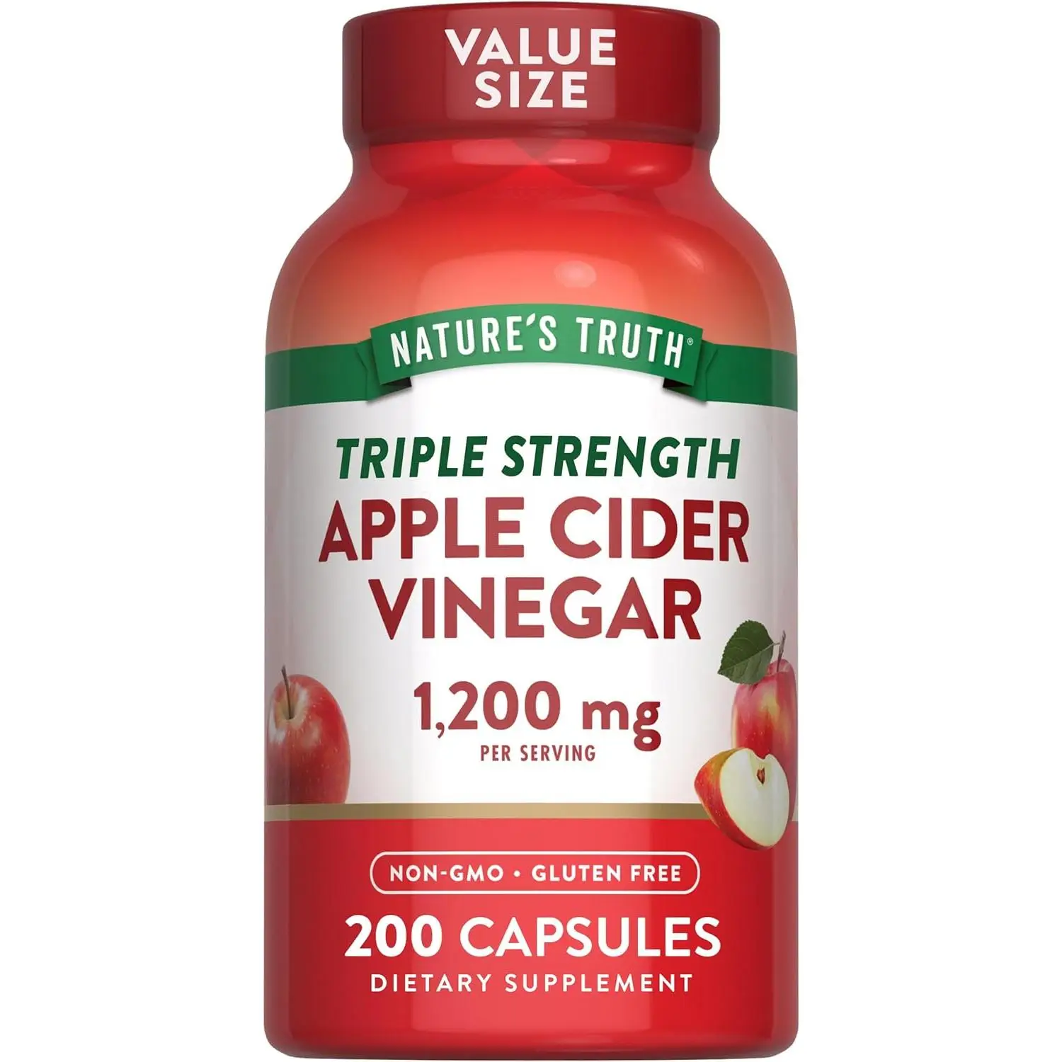 Apple Cider Vinegar 1200 mg Flavor