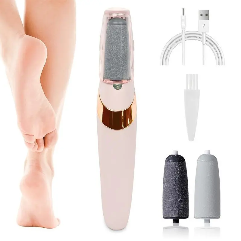 Electric Feet Callus Remover,Portable Electronic Foot File Pedicure Tools,Waterproof Foot Scrubber File,Pedi Foot Care for Dead,Hard Cracked Dry Skin Manicure Nail Nail Care Cutics Nail Art