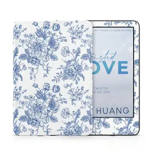 Vintage Floral Skin for Kindle Paperwhite (10th/11th/12th Gen) & Kindle 11th Gen (2022) 6", Protective Decal Wrap, Fit KPW4/KPW5/KPW6/K11